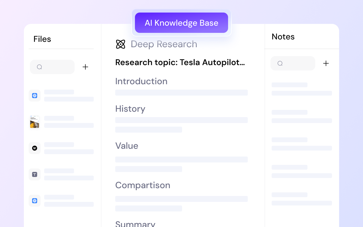 Sider Deep Research builds AI knowledge base