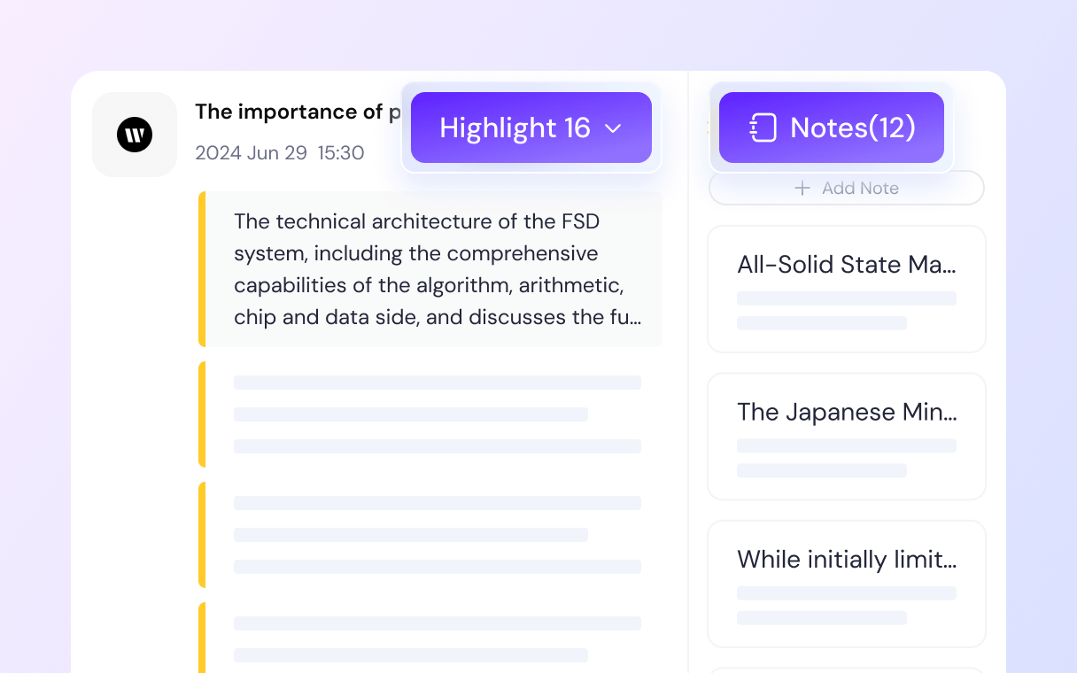 Sider Deep Research generates notes automatically