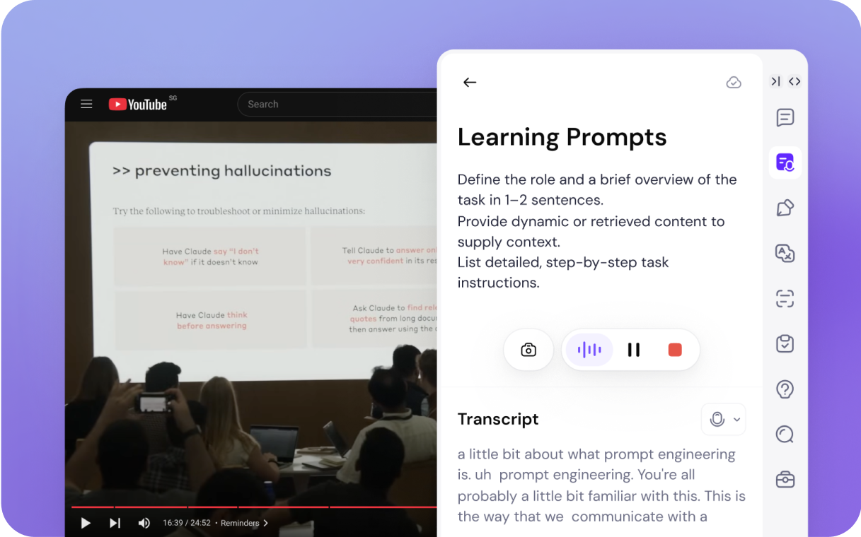 Instant Recording & Transcription